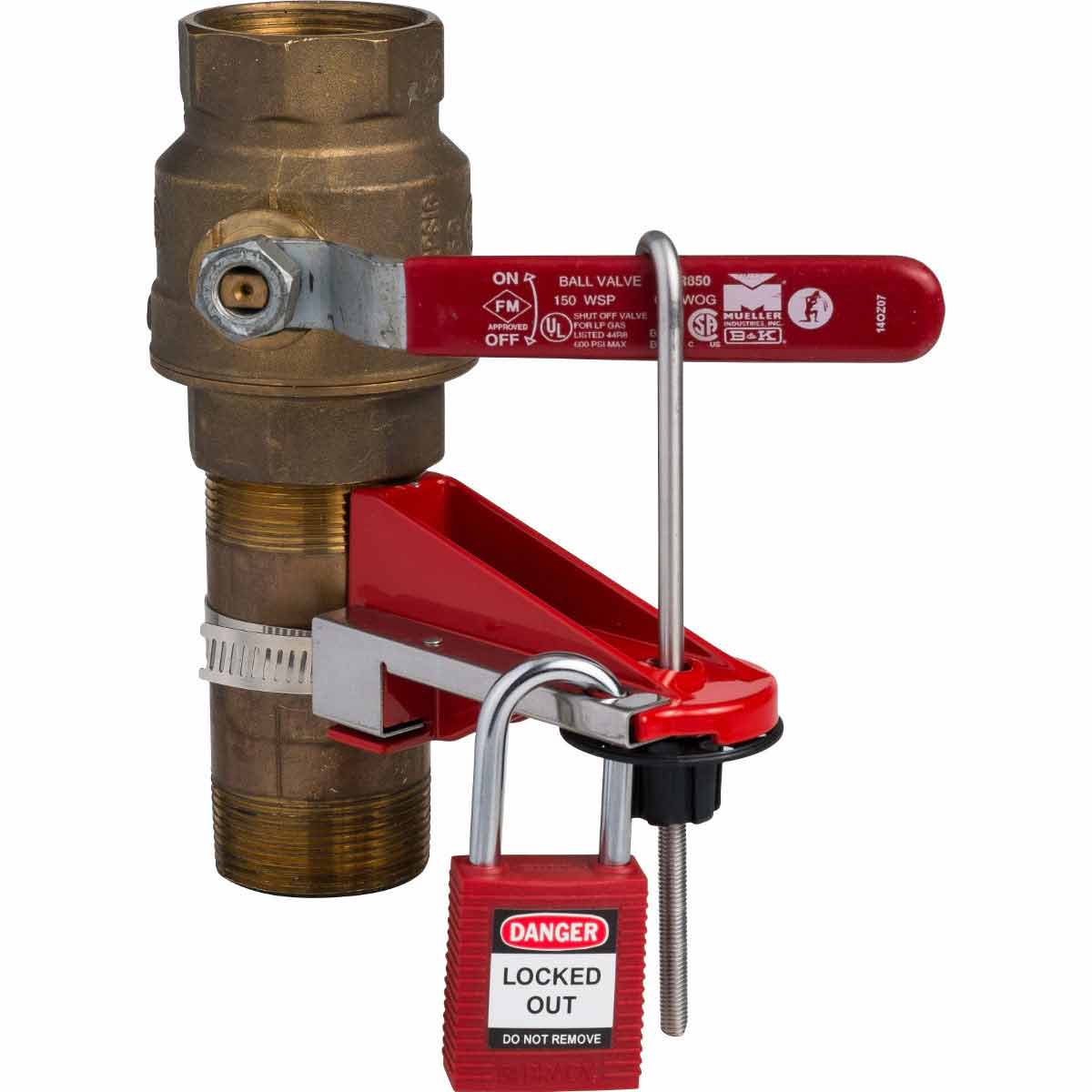 38 mm, security locks, orange (6 pieces/pack)