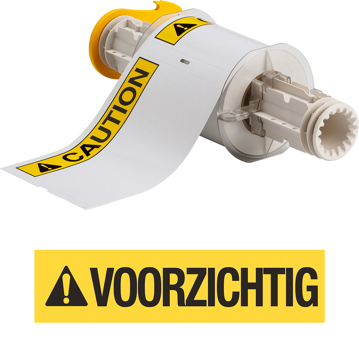 BBP85 Etiketten - Vinyl 102x152 VOORZICHTIG