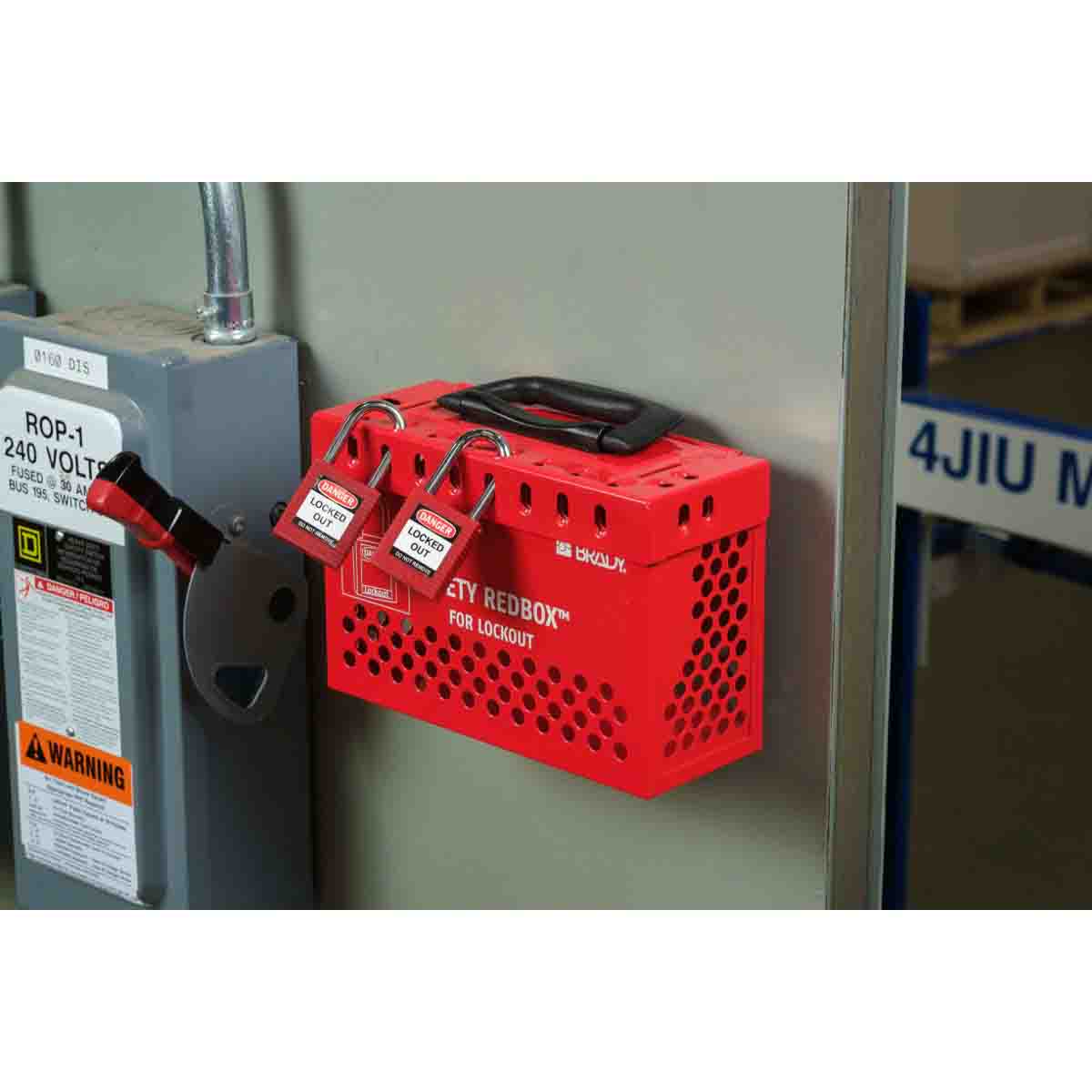 Safety Redbox Gruppenverschlusskasten – Gelb