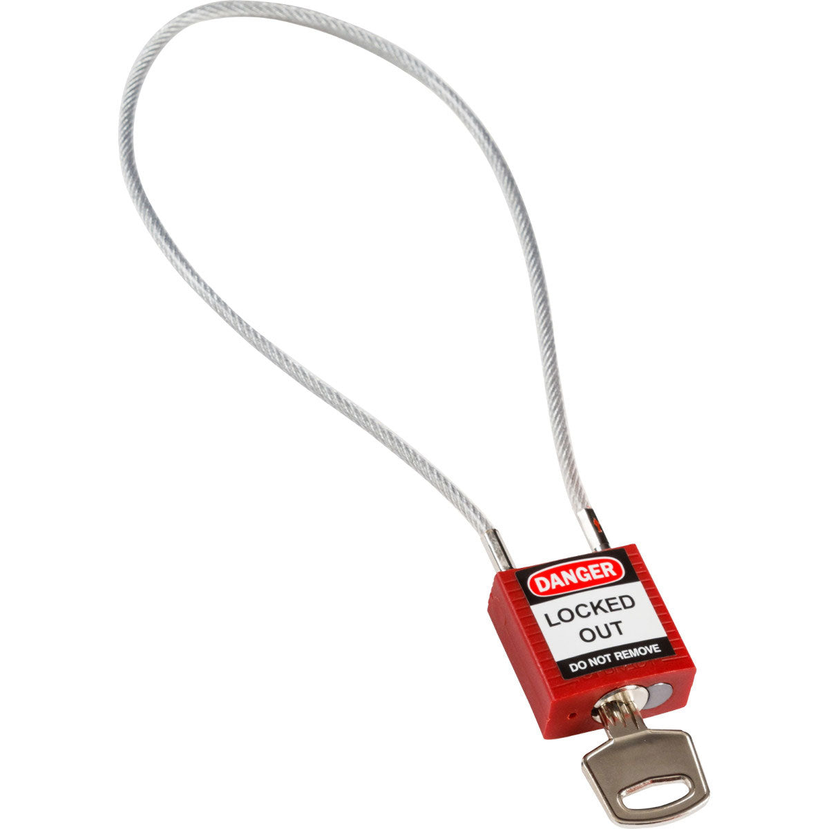 Compact security locks - with cable shackle