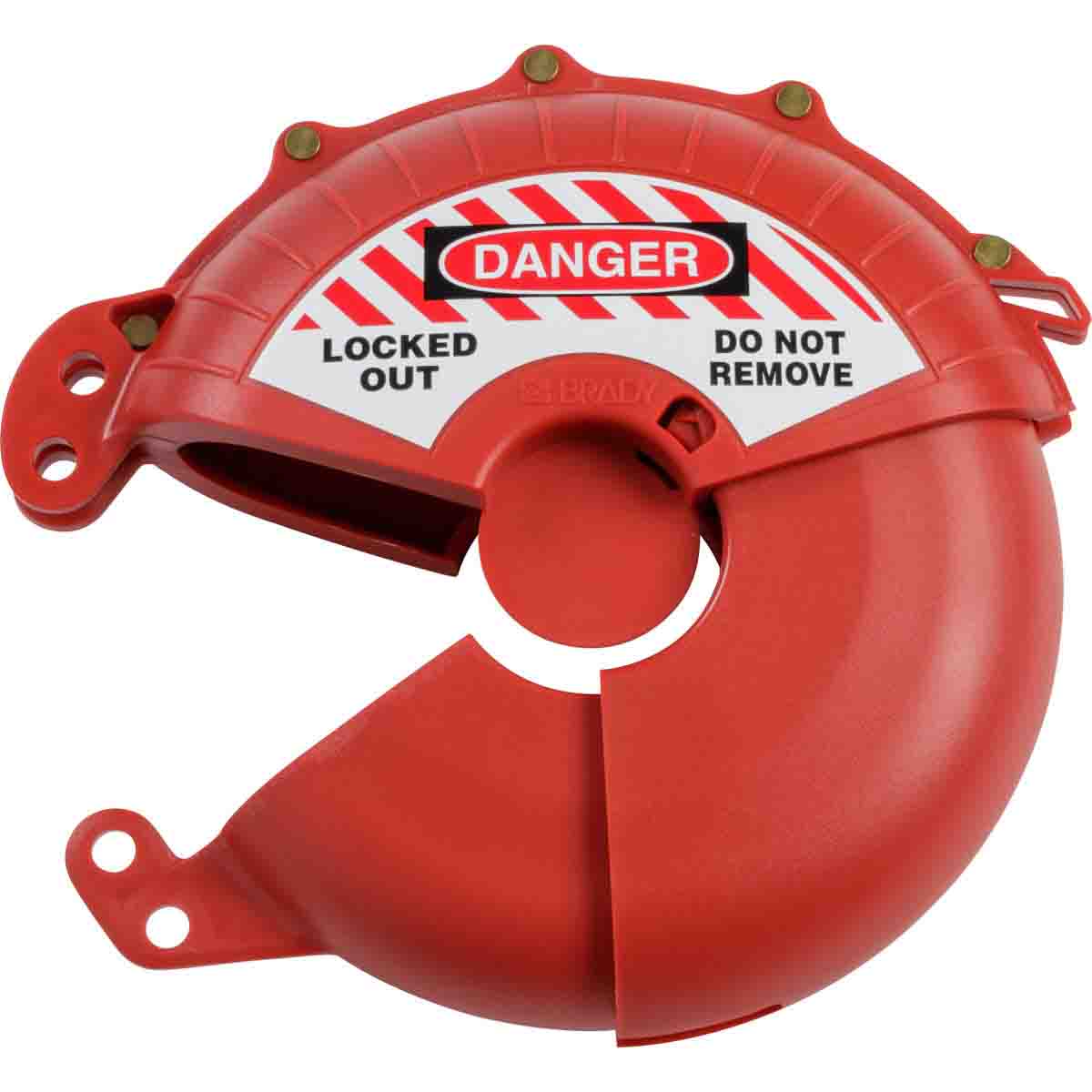 Dispositifs d'arrêt pliables Brady pour vannes à passage direct d'un diamètre de 76 à 178 mm