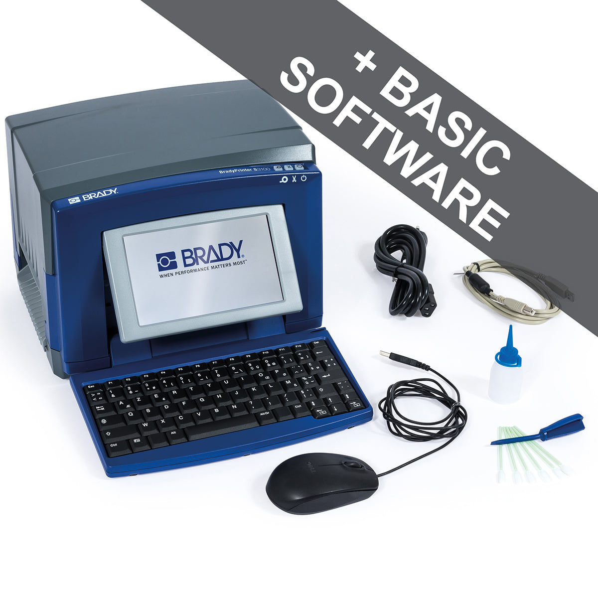 S3100 Schilder- und Etikettendrucker mit WLAN - QWERTZ