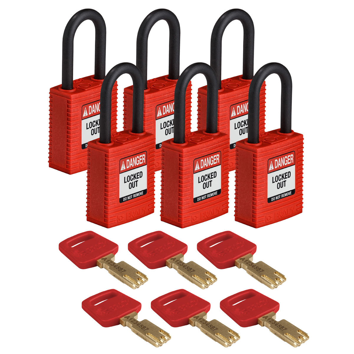 SafeKey-Vorhängeschlösser - Nylon