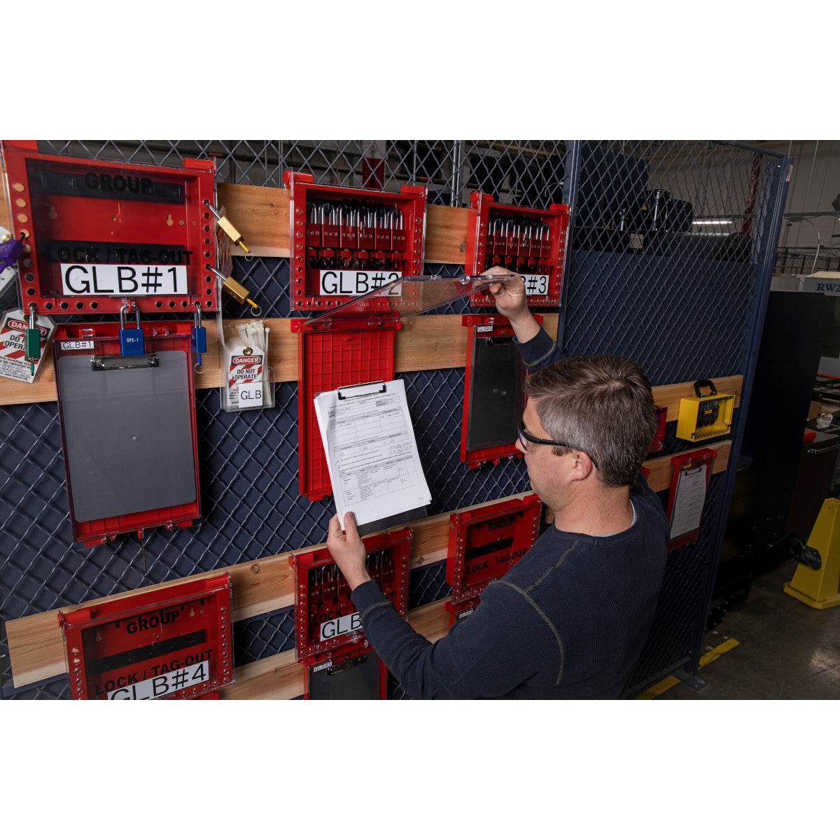 Vitrine pour documents d'autorisation