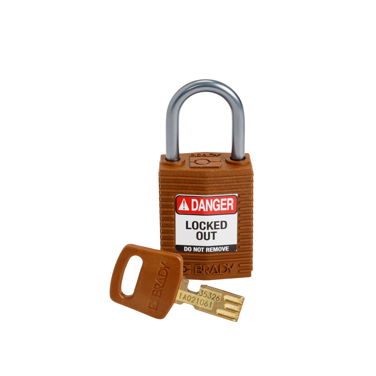 Cadenas compacts en nylon SafeKey avec anse en aluminium pour applications de verrouillage
