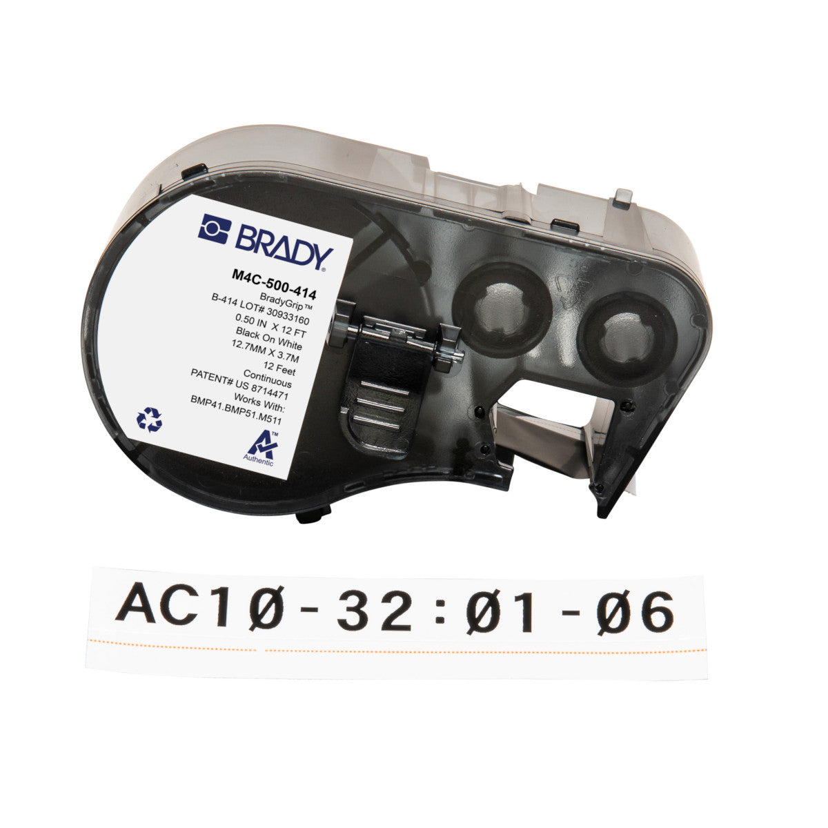 BradyGrip bedruckbares Klettband für M410/BMP41/M510/BMP51/M511