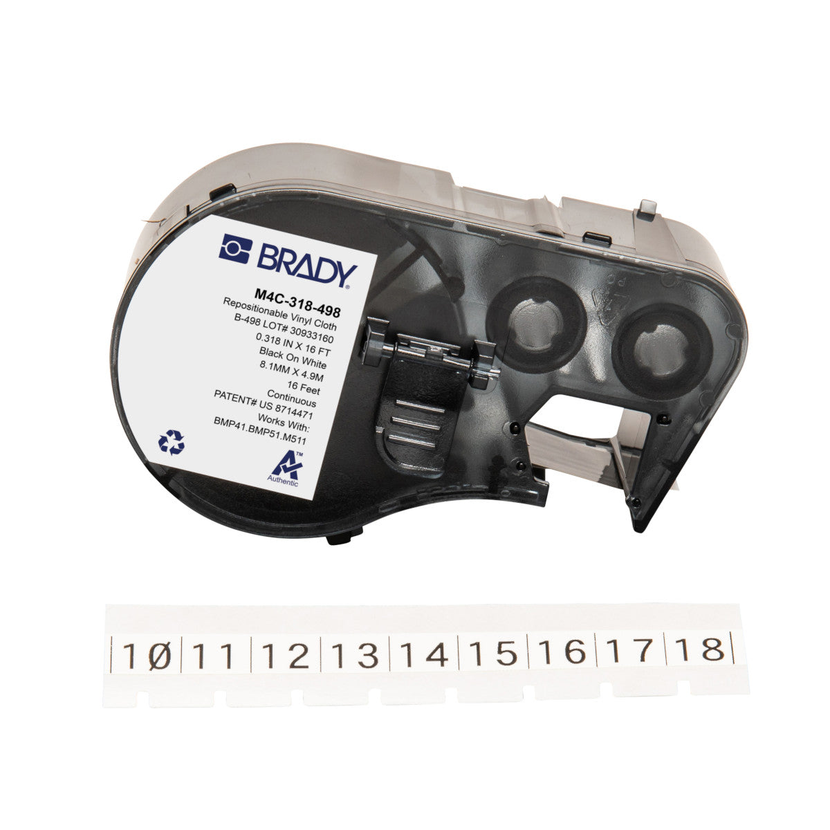 Labels for M410/BMP41/M510/BMP51/M511 label printers