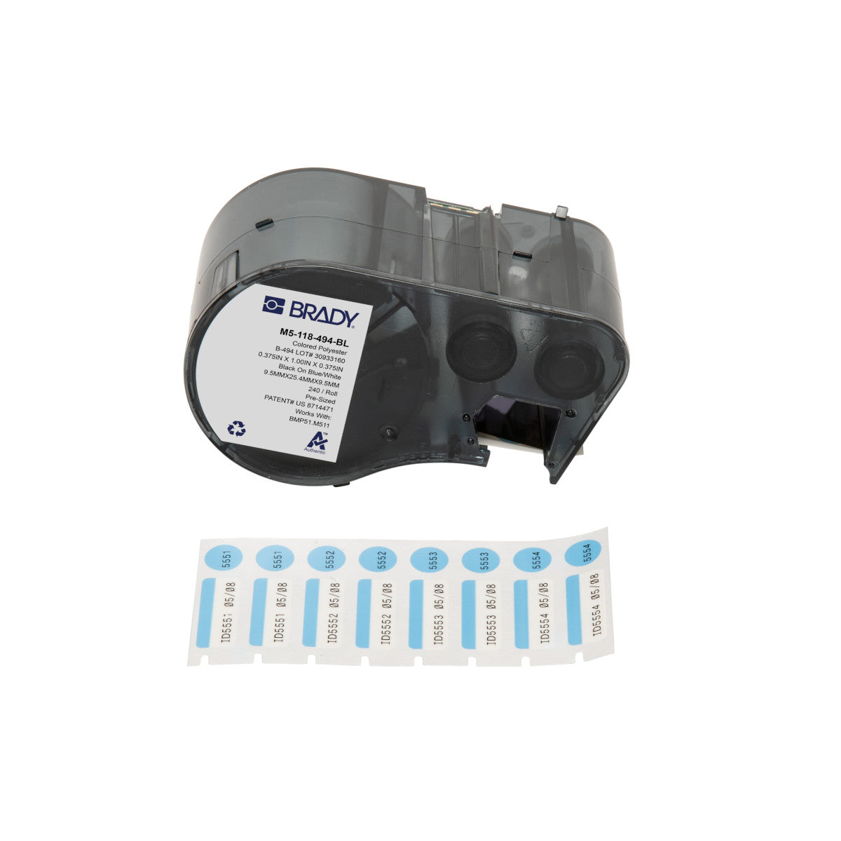 Étiquettes pour imprimantes d'étiquettes M510/BMP51/M511
