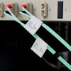 QuickFlag flag labels with beveled sides for wire and cable identification