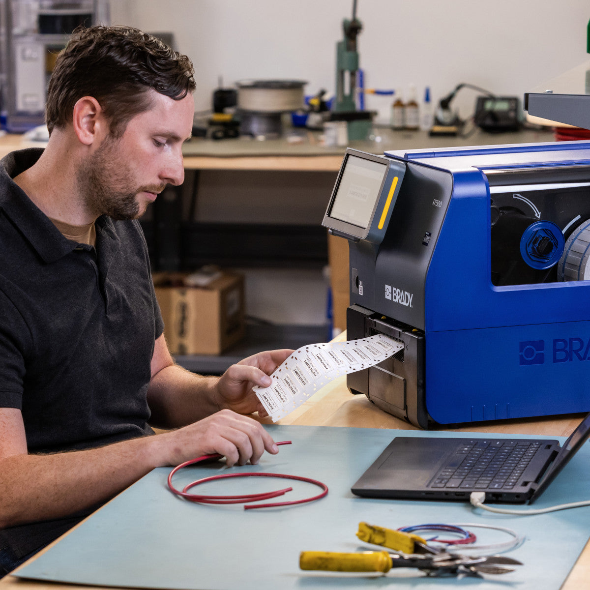 i7500 Etikettendrucker für die Industrie 300 dpi - EU mit automatischem Schneider
