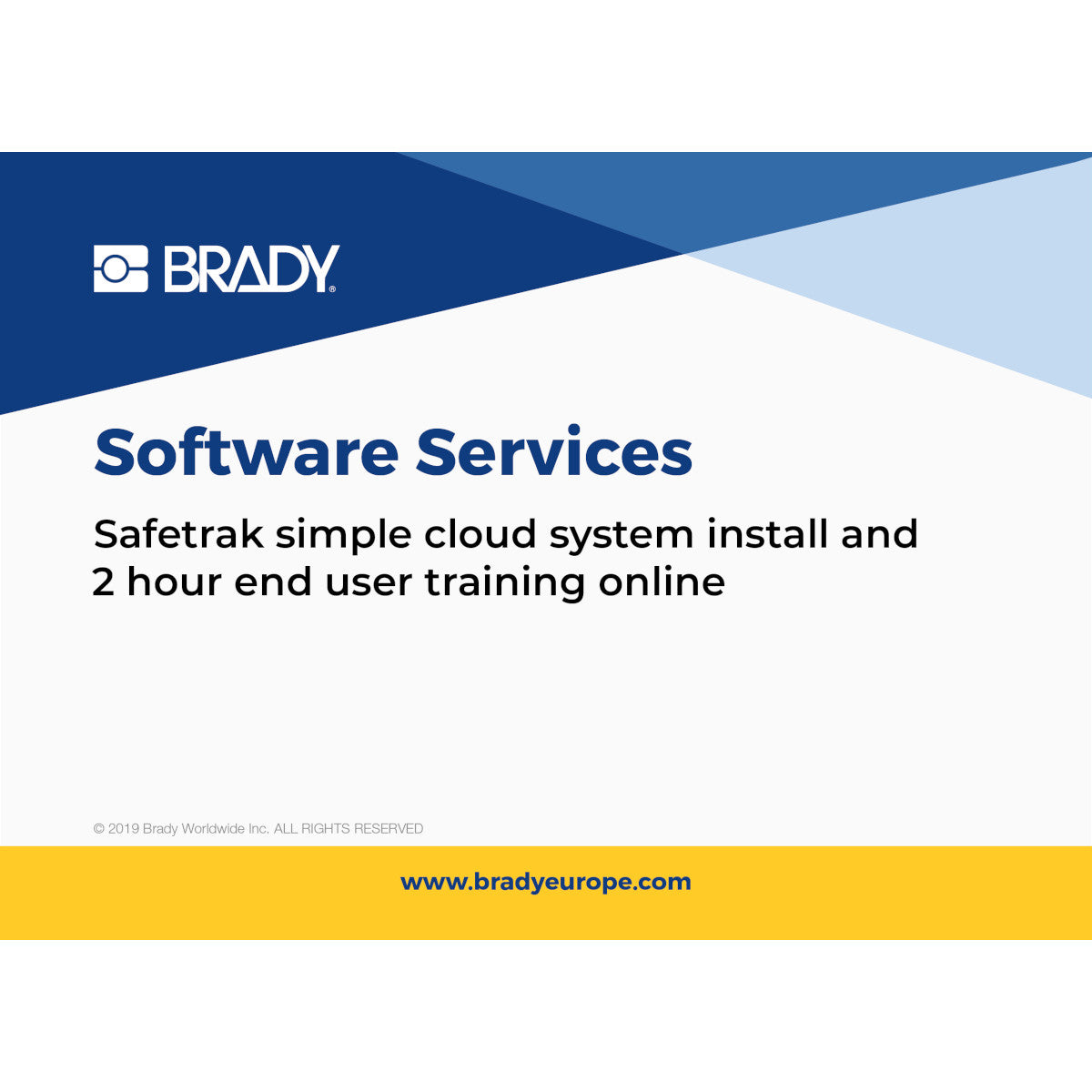 SafeTrak – Installation des einfachen Cloud-Systems und zweistündige Online-Schulung für Endnutzer