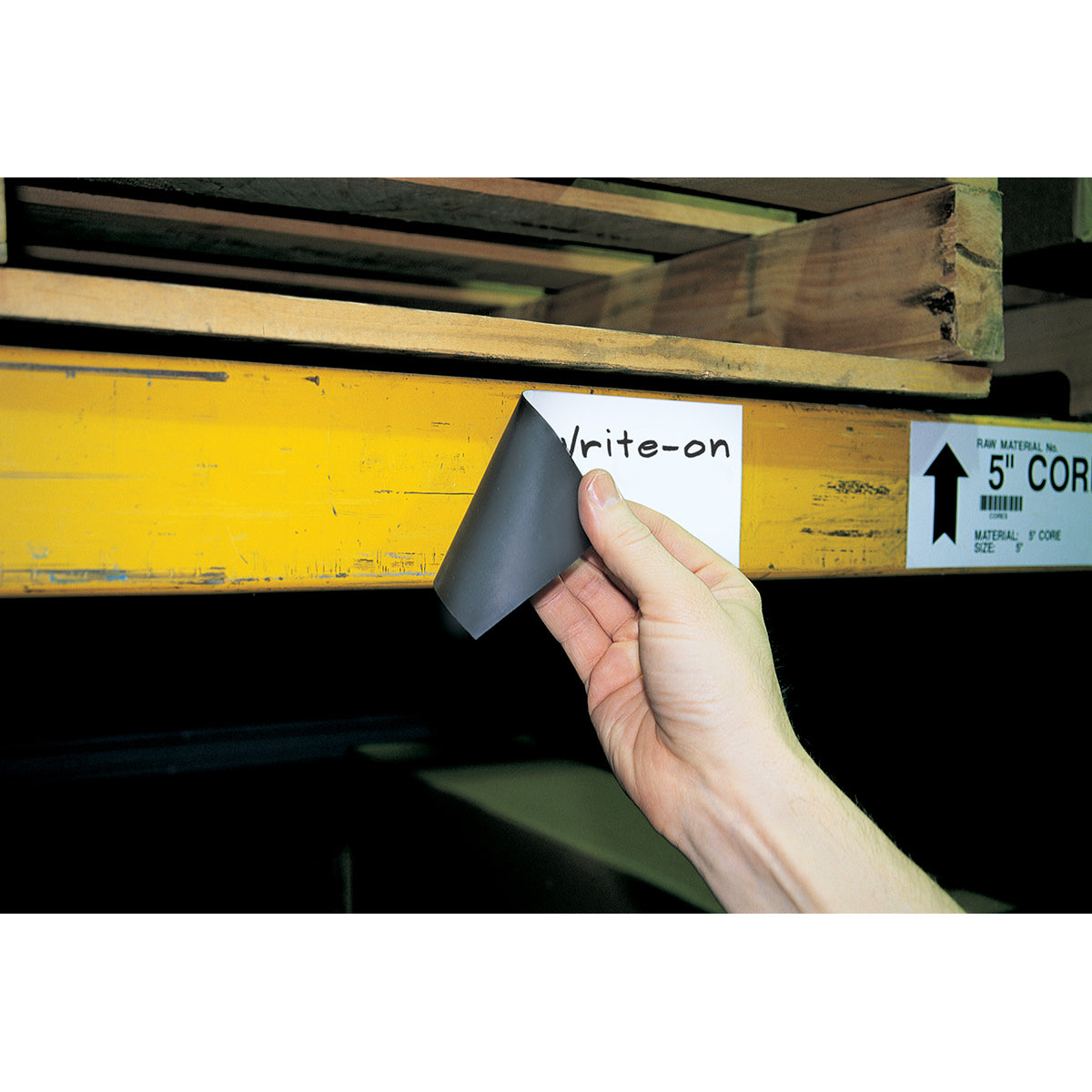 Beschriftbare Magnetetiketten: B-859 77 x 159 mm, Weiß