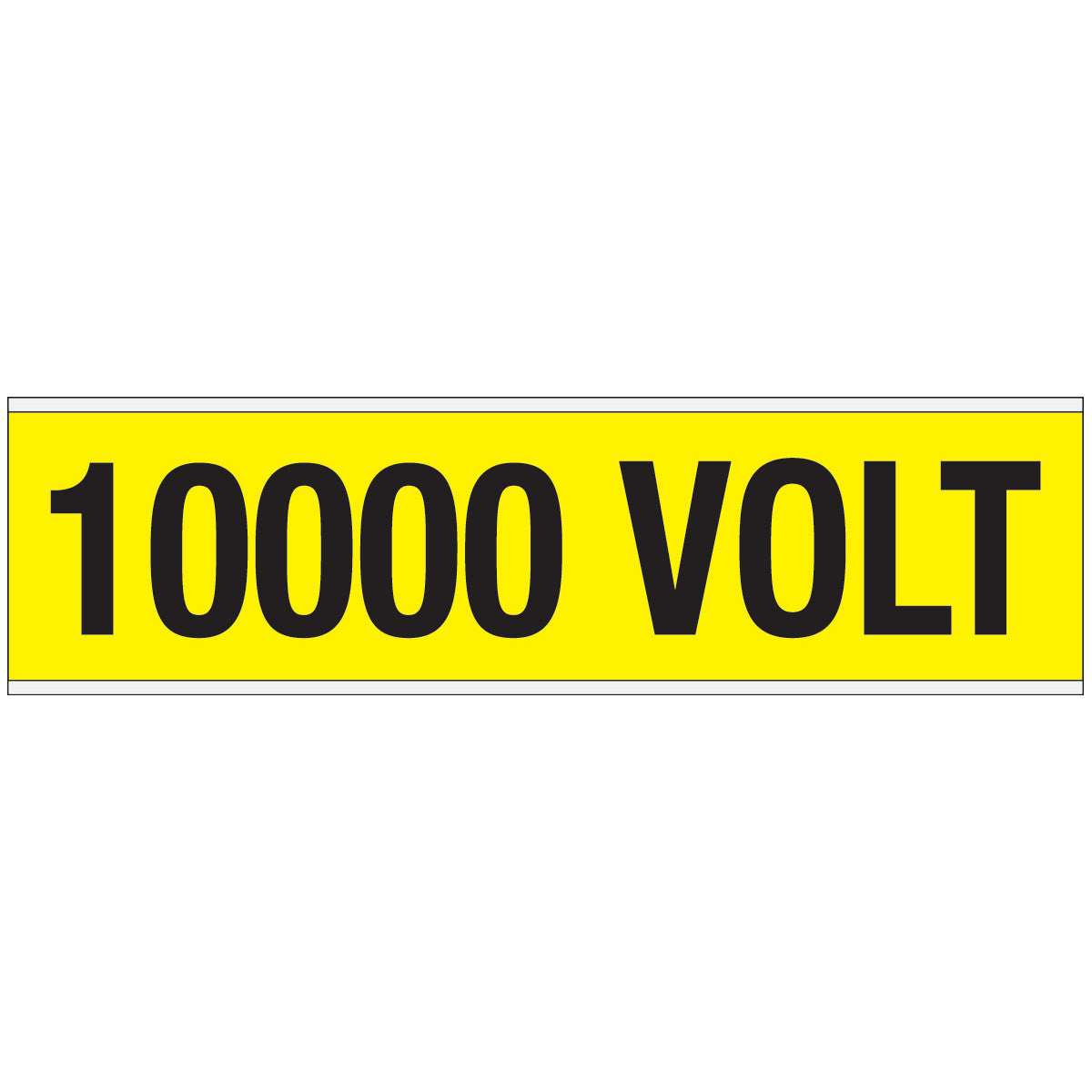 Warnschilder für die Spannungskennzeichnung - 10000 VOLT