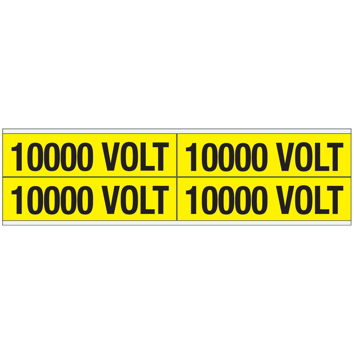 Warnschilder für die Spannungskennzeichnung - 10000 VOLT