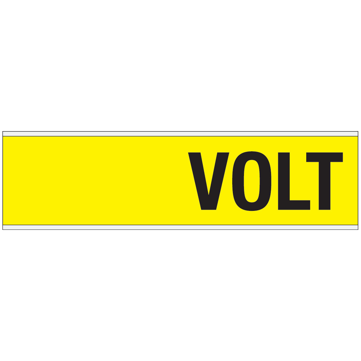 Warnschilder für die Spannungskennzeichnung - VOLT
