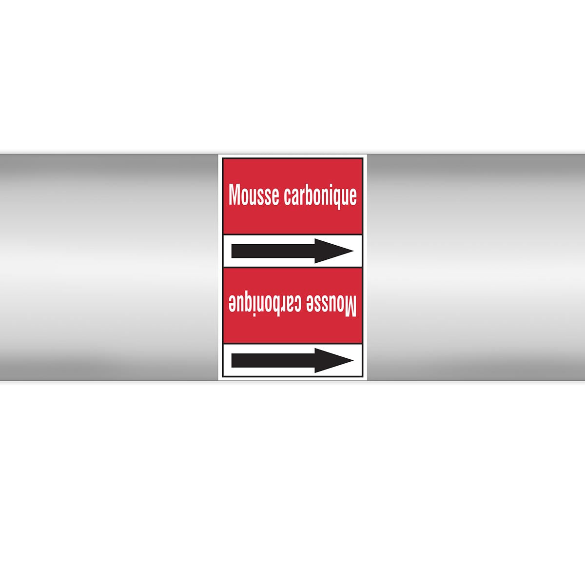 Marqueurs en rouleau continu, sans pictogramme - Mousse carbonique (produit francophone)