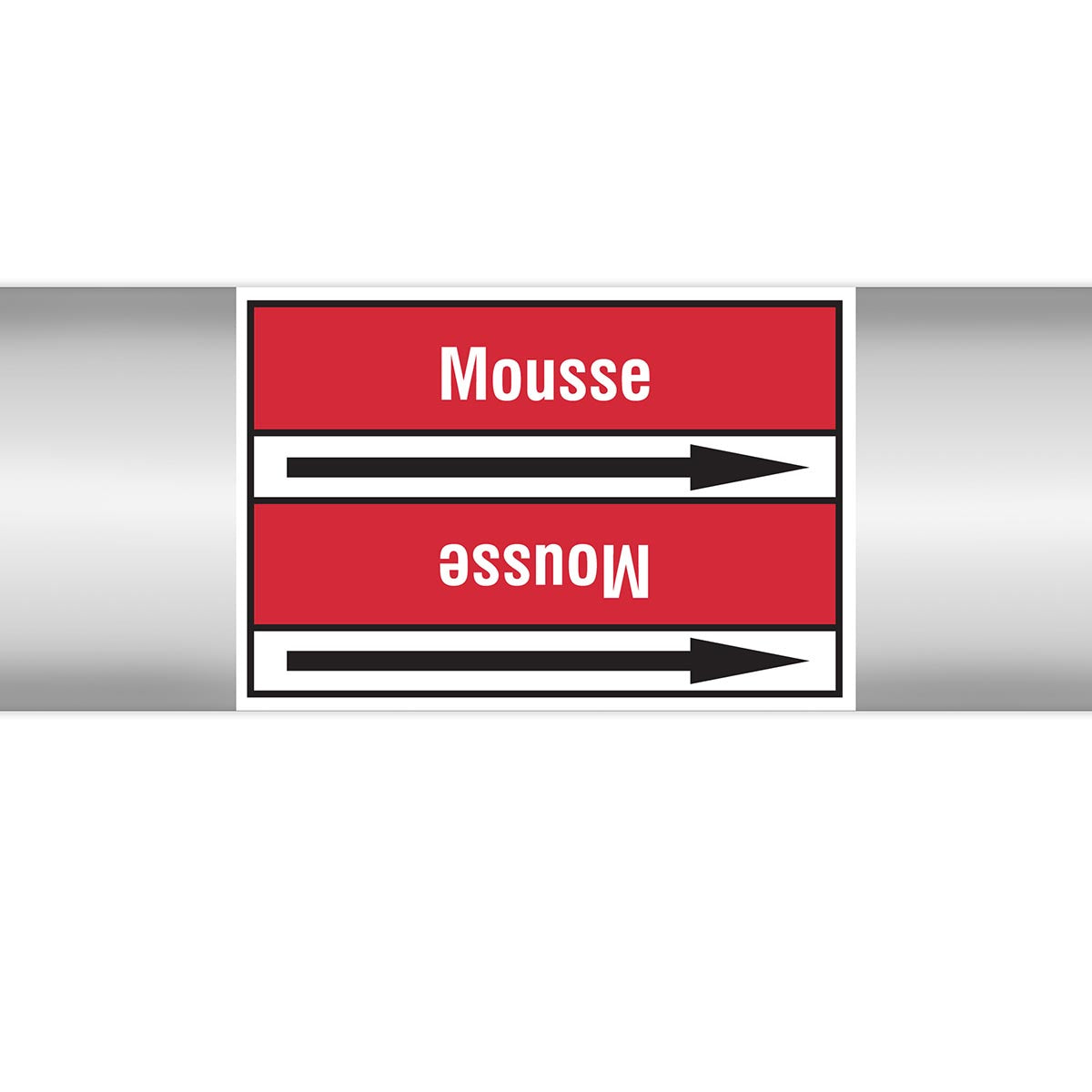 Marqueurs en rouleau continu, sans pictogramme - Mousse (produit francophone)
