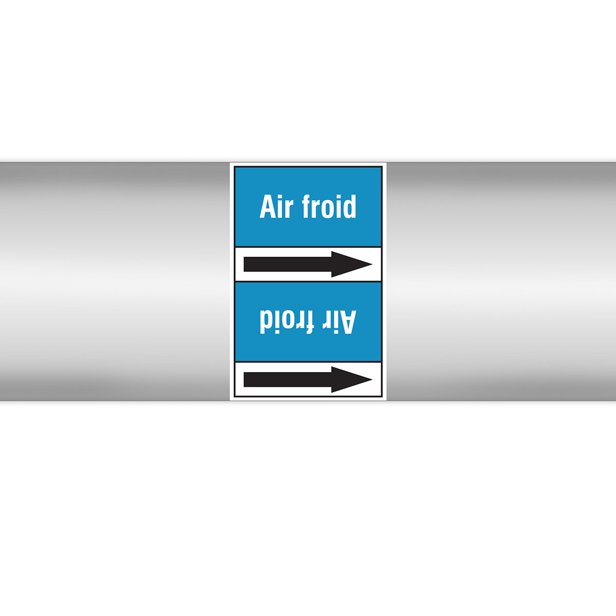 Marqueurs en rouleau continu, sans pictogramme - Air froid (produit francophone)
