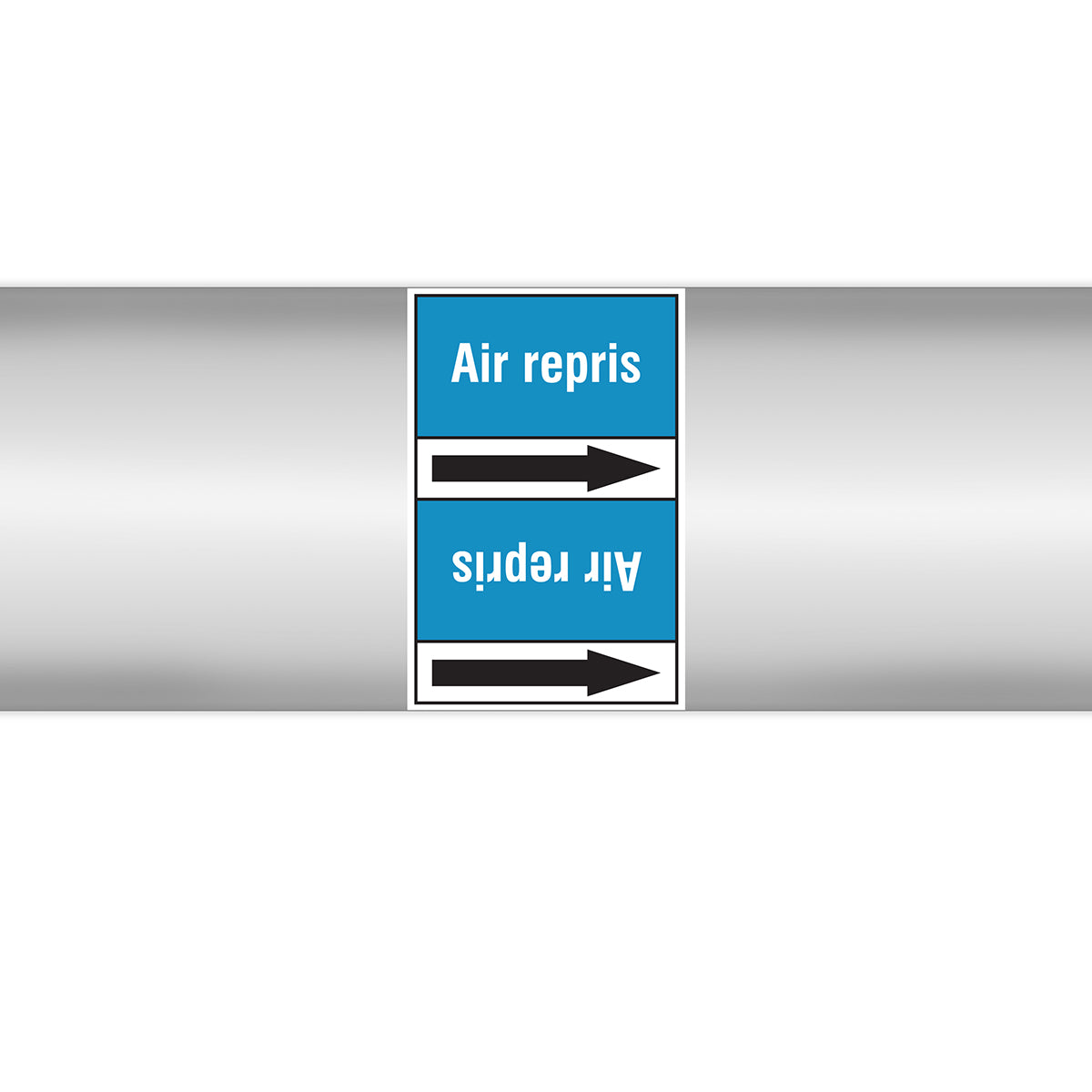 Marqueurs en rouleau continu, sans pictogramme - Air repris (produit francophone)