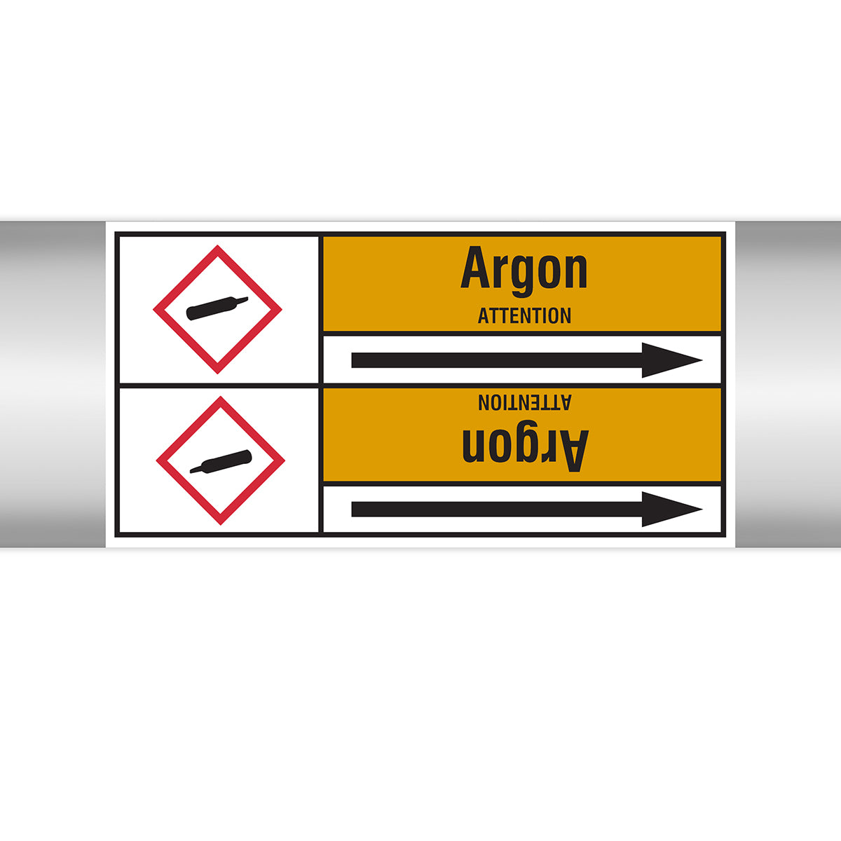 Marqueurs en rouleau continu, avec pictogrammes - Argon (produit francophone)
