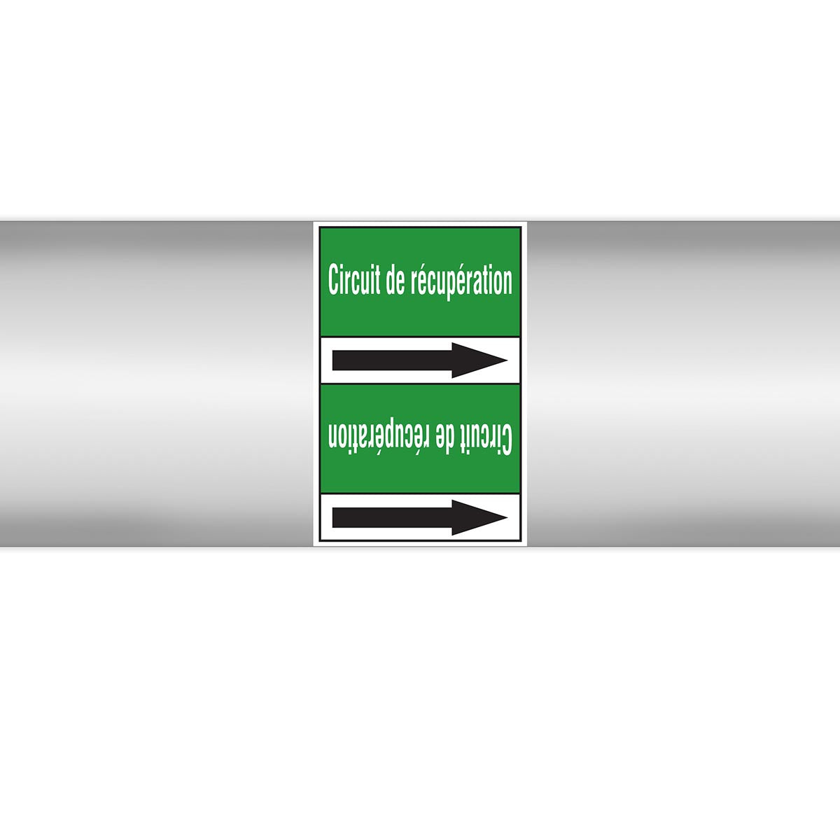 Marqueurs en rouleau continu, sans pictogramme - Circuit de récupération (produit francophone)