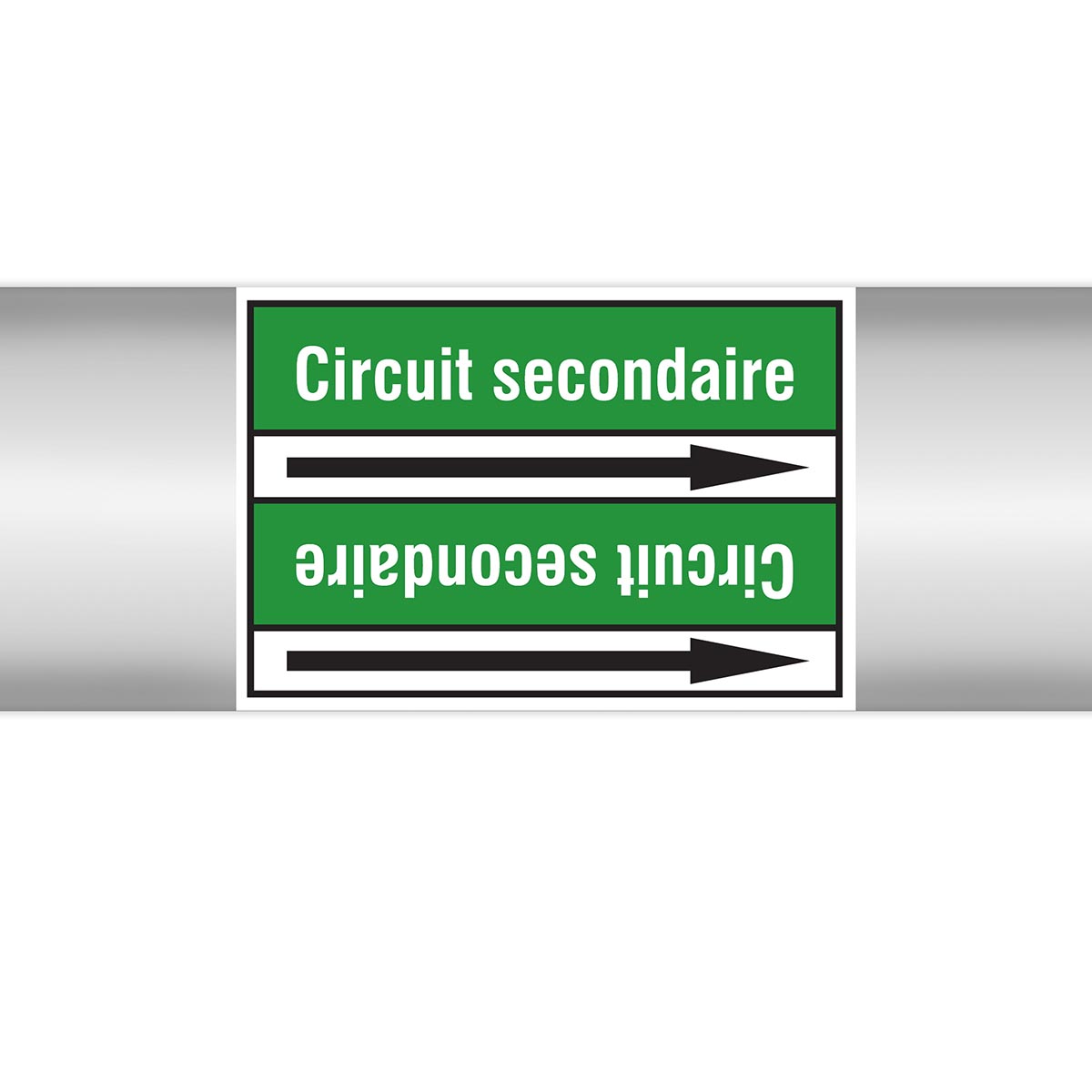 Marqueurs en rouleau continu, sans pictogramme - Circuit secondaire (produit francophone)
