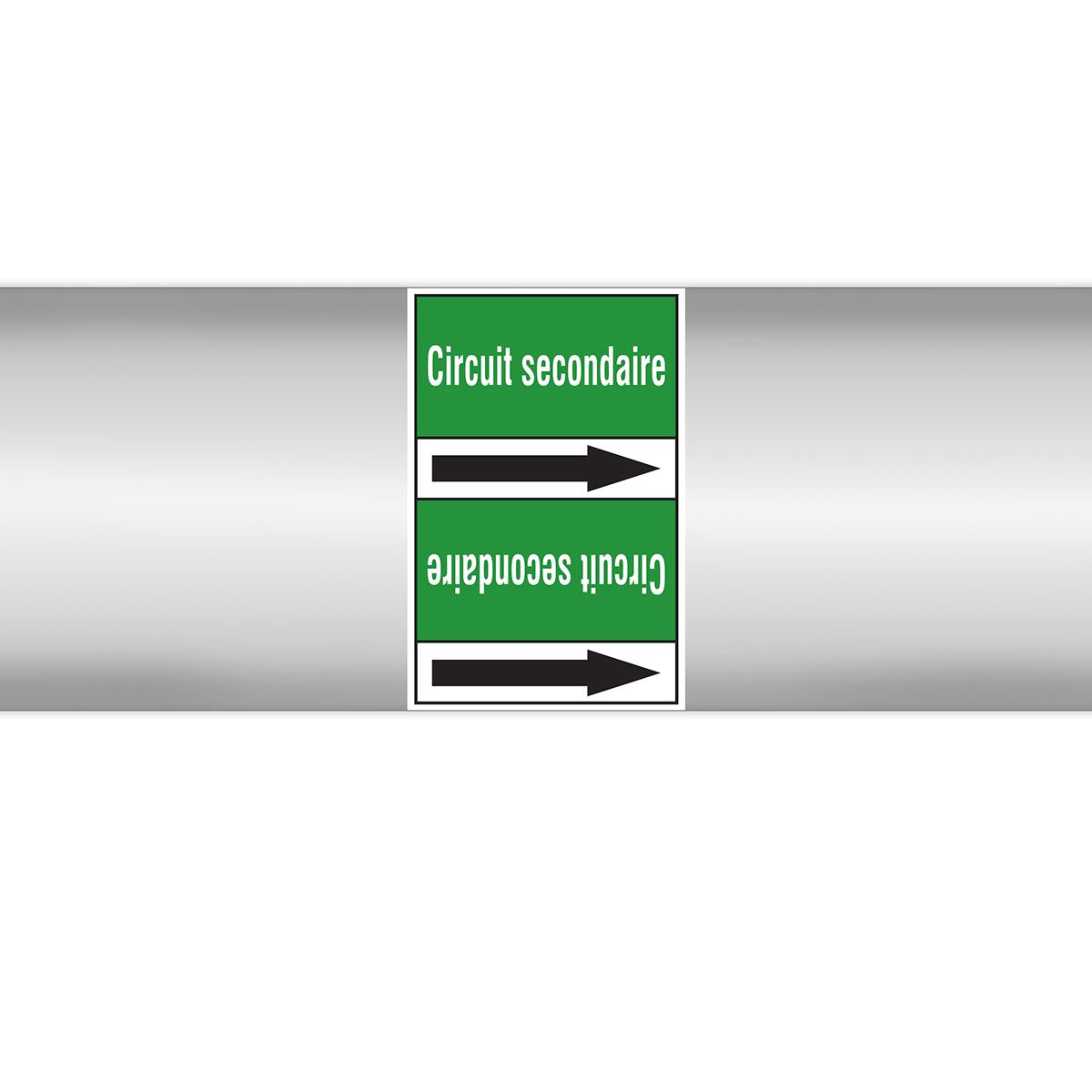 Marqueurs en rouleau continu, sans pictogramme - Circuit secondaire (product francophone)