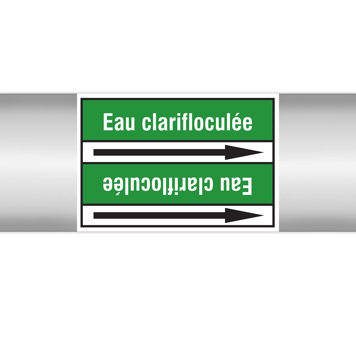 Marqueurs en rouleau continu, sans pictogramme - Eau clarifloculée (produit francophone)
