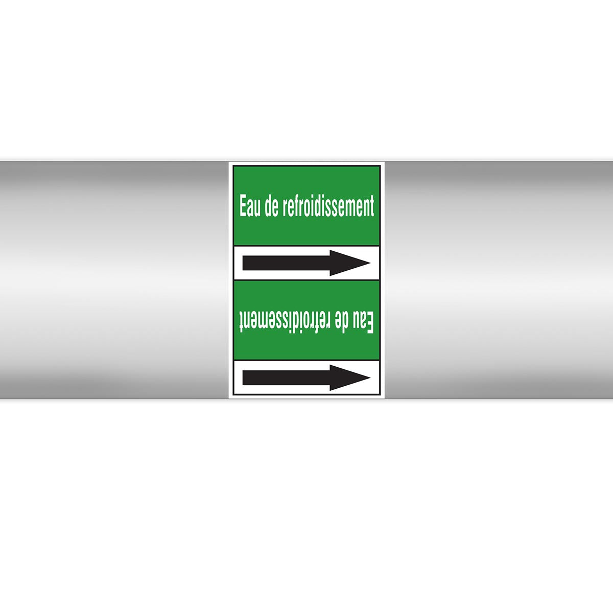 Marqueurs en rouleau continu, sans pictogramme - Eau de refroidissement (produit francophone)