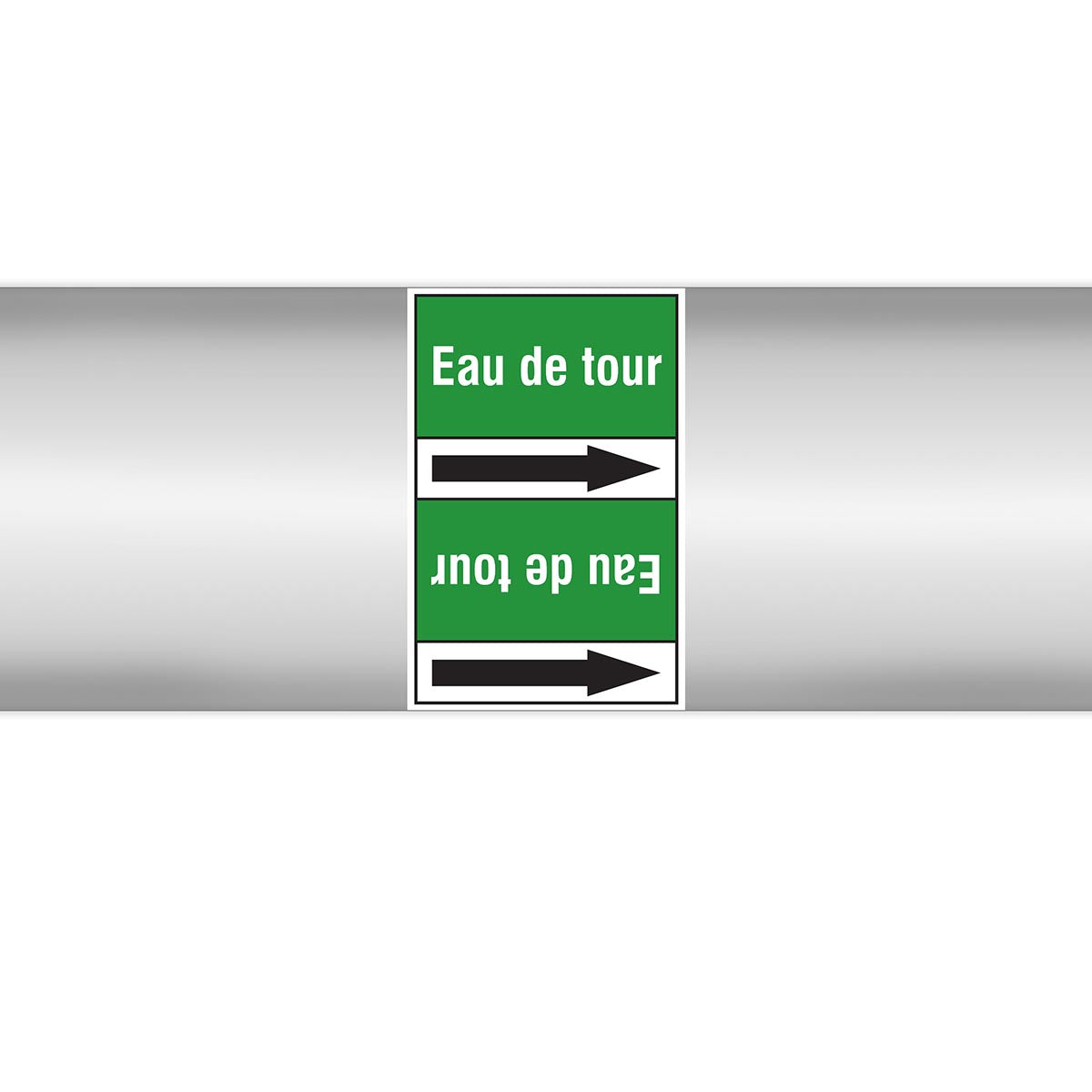 Marqueurs en rouleau continu, sans pictogramme - Eau de tour (product francophone)