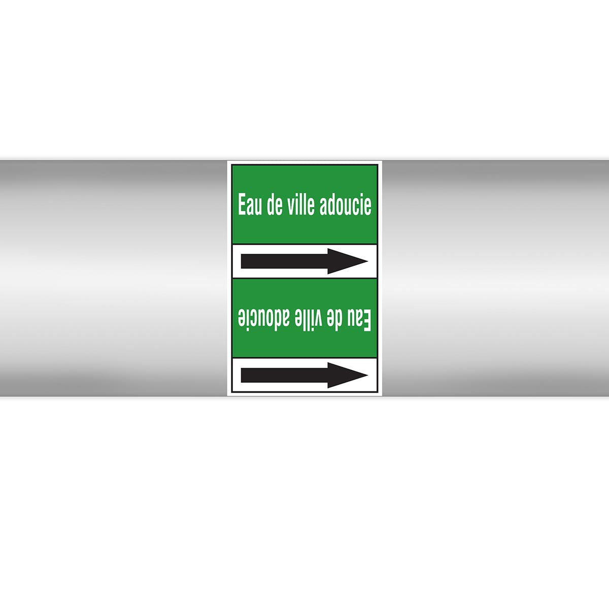 Marqueurs en rouleau continu, sans pictogramme - Eau de ville adoucie (produit francophone)