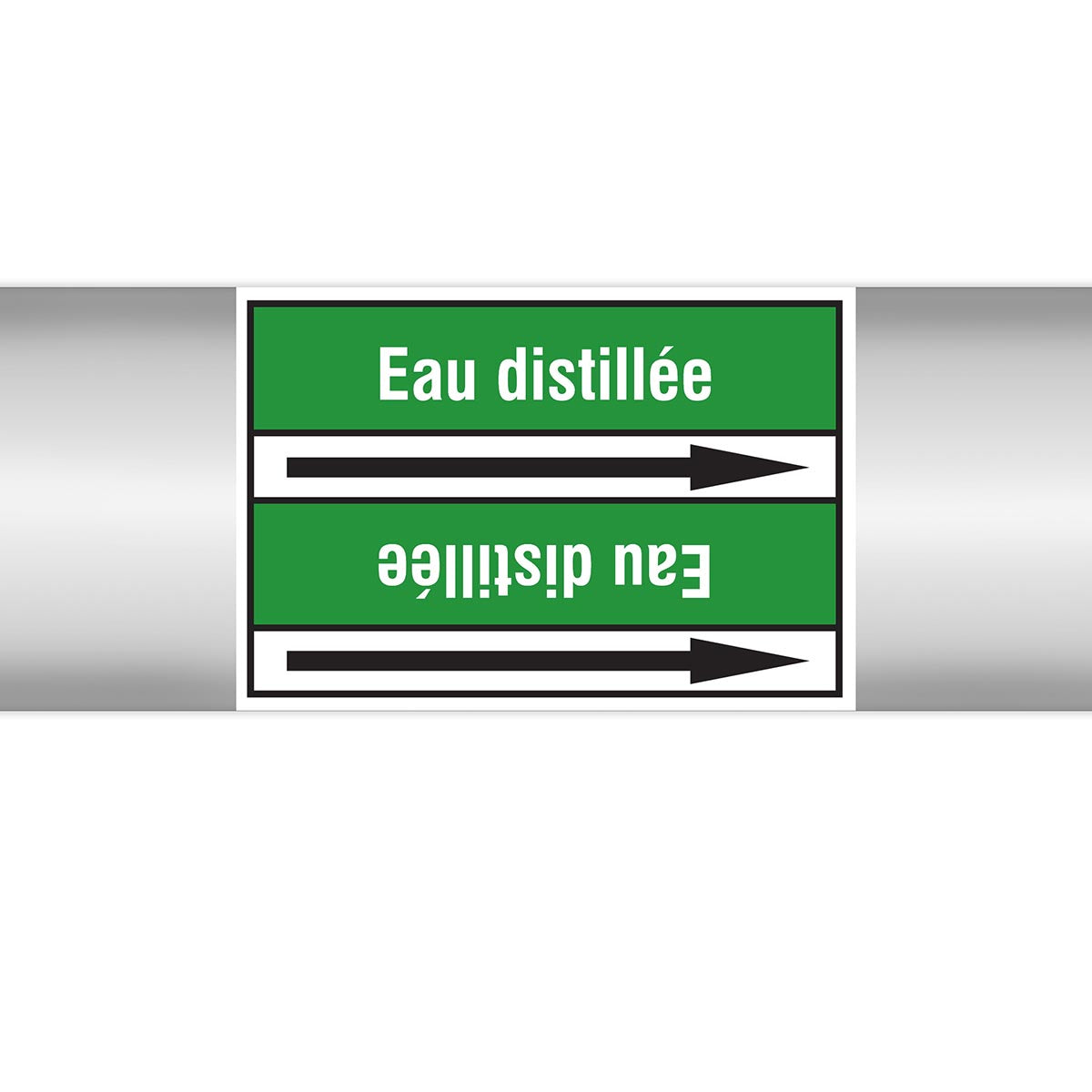 Marqueurs en rouleau continu, sans pictogramme - Eau distillée (produit francophone)