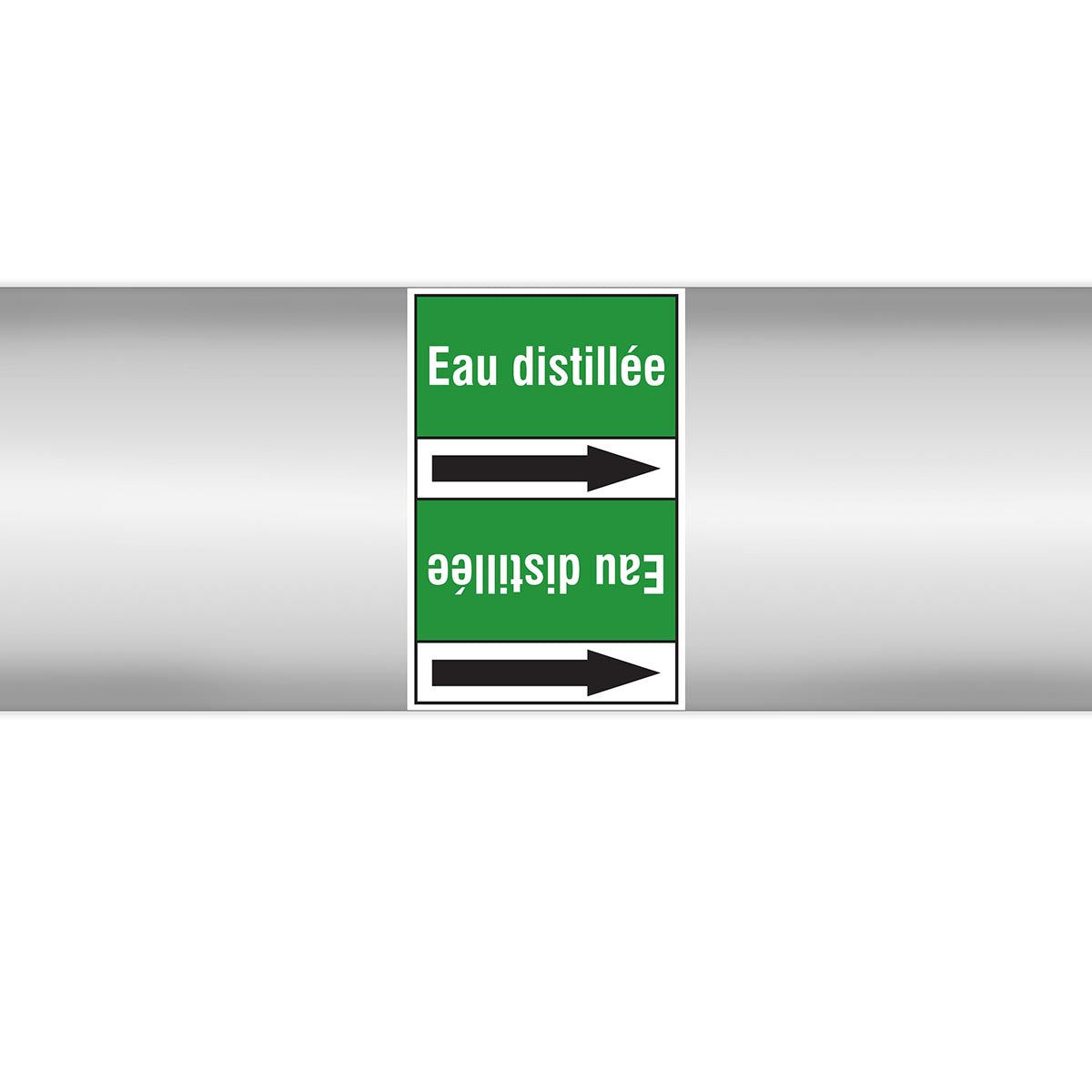 Marqueurs en rouleau continu, sans pictogramme - Eau distillée (produit francophone)