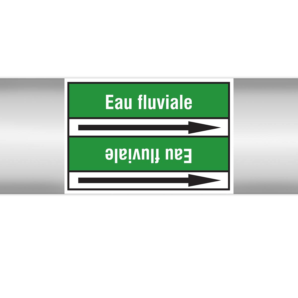 Marqueurs en rouleau continu, sans pictogramme - Eau fluviale (produit francophone)