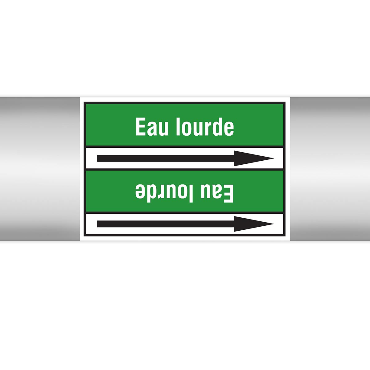 Marqueurs en rouleau continu, sans pictogramme - Eau lourde (produit francophone)
