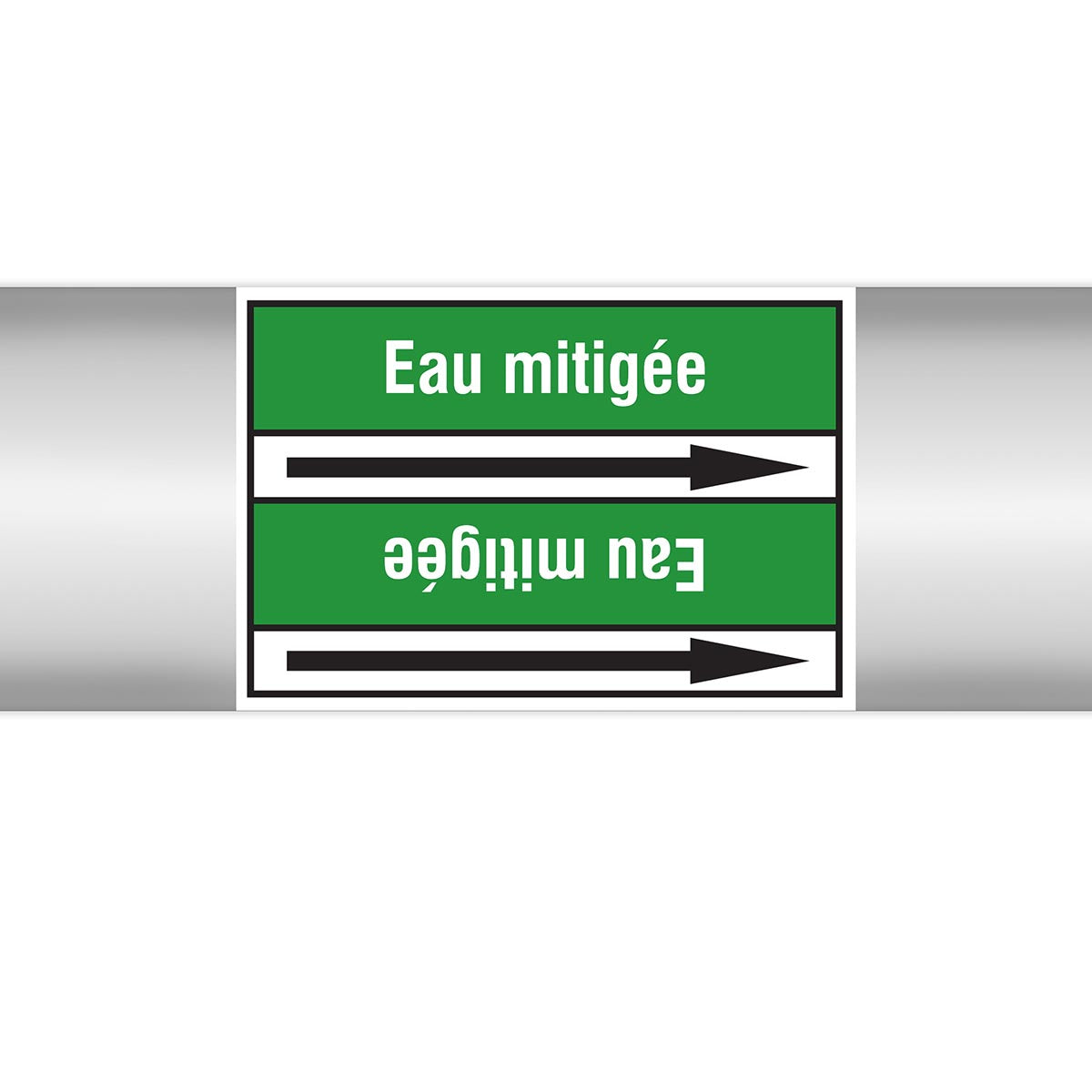 Marqueurs en rouleau continu, sans pictogramme - Eau mitigée (produit francophone)