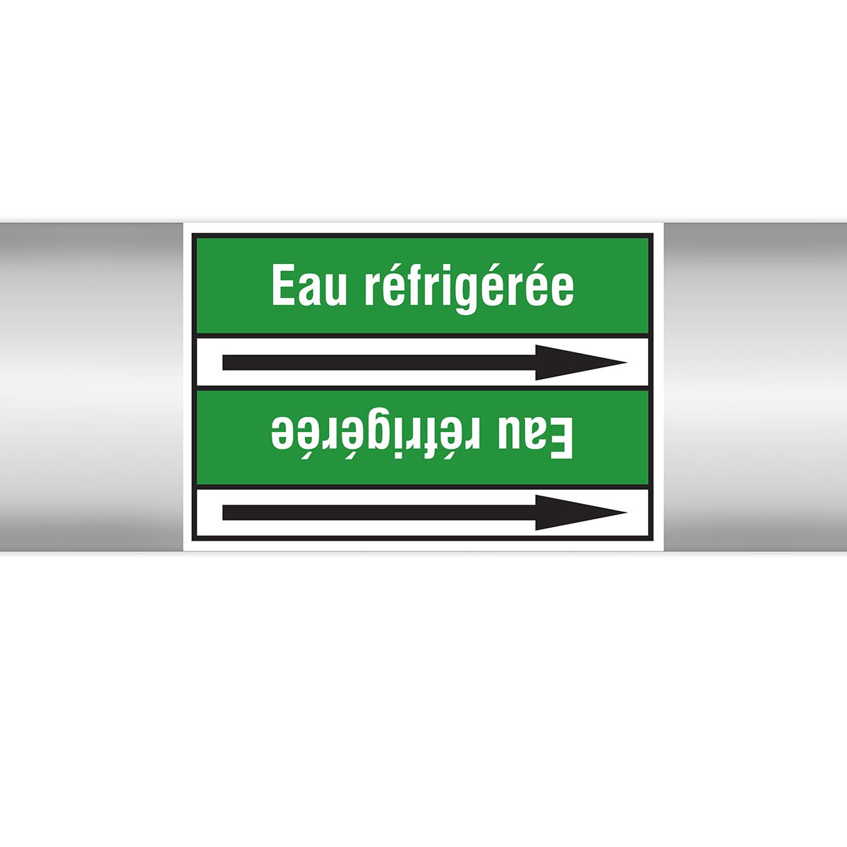 Marqueurs en rouleau continu, sans pictogramme - Eau réfrigérée (produit francophone)