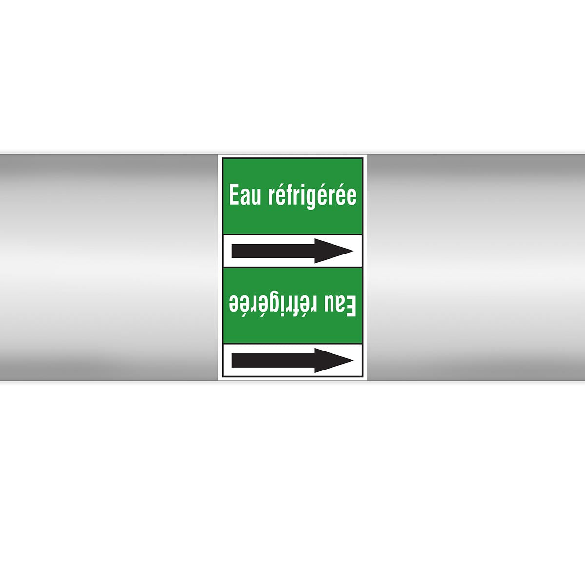 Marqueurs en rouleau continu, sans pictogramme - Eau réfrigérée (produit francophone)