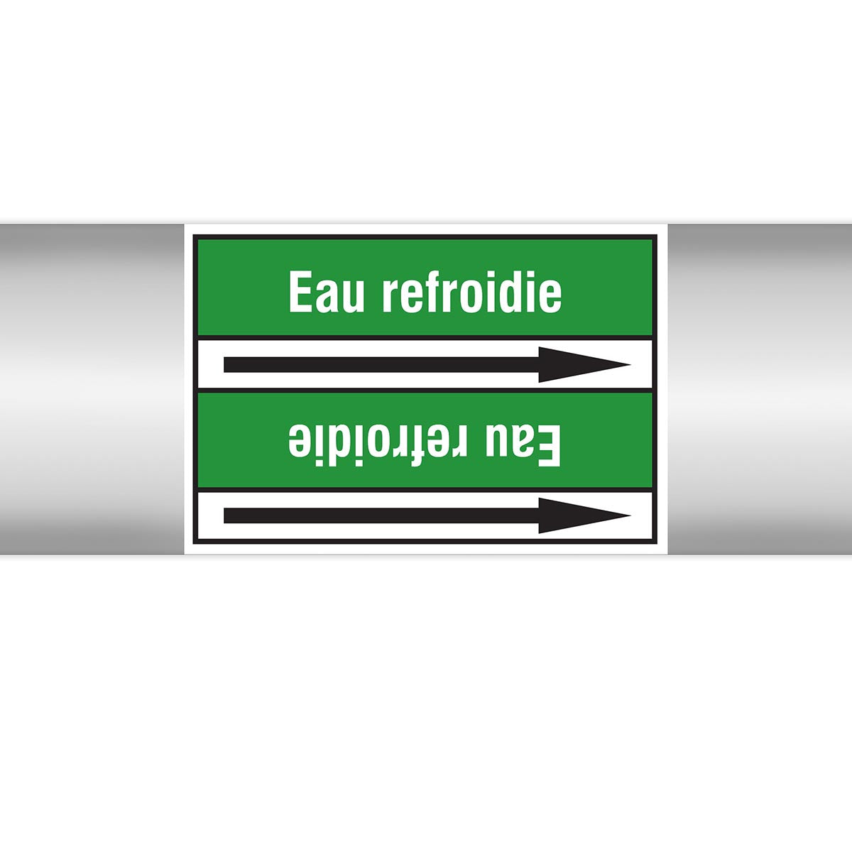 Marqueurs en rouleau continu, sans pictogramme - Eau refroidie (produit francophone)