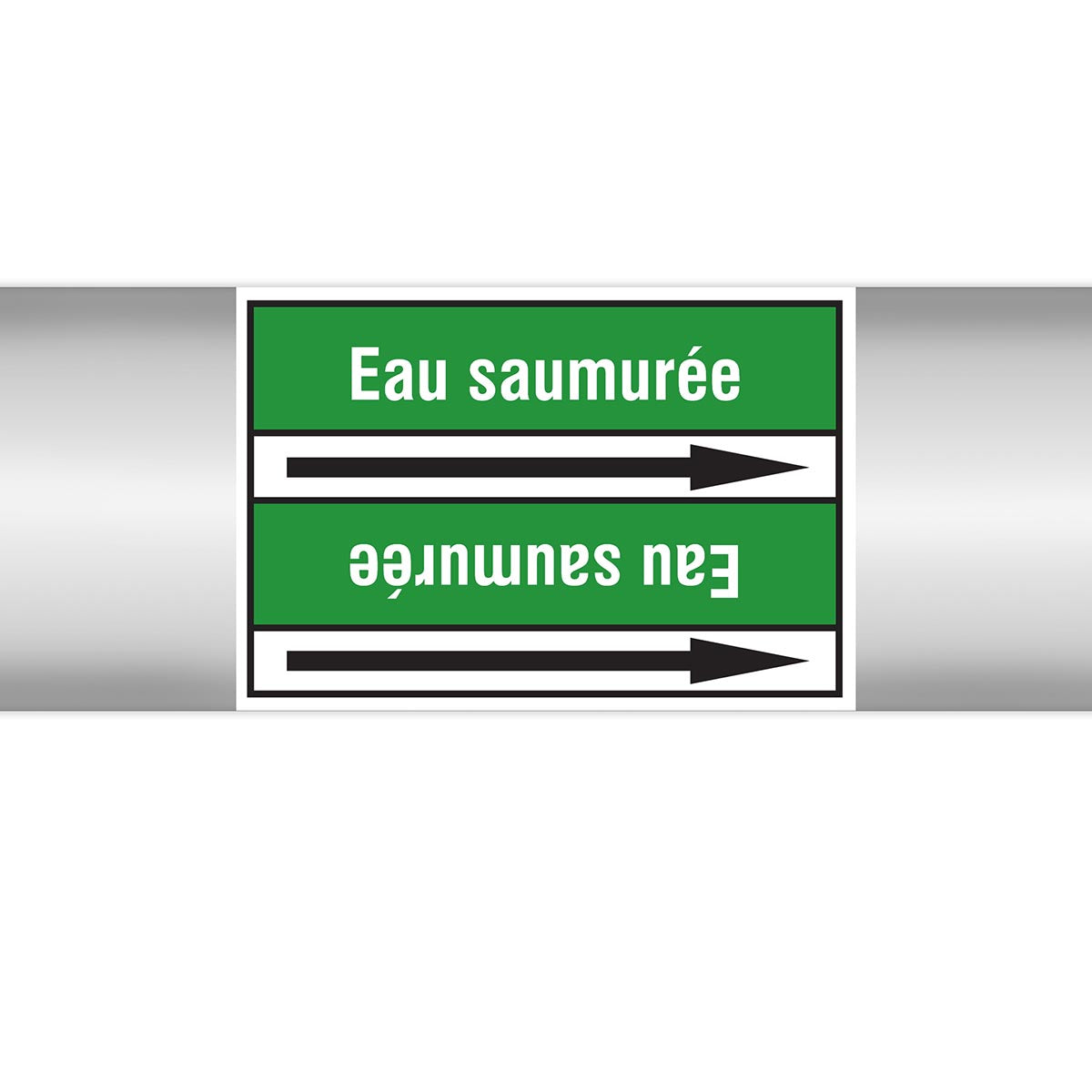 Marqueurs en rouleau continu, sans pictogramme - Eau saumurée (produit francophone)