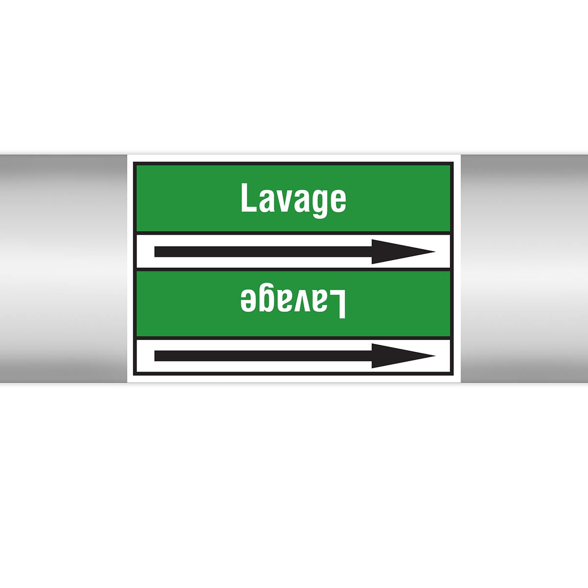 Marqueurs en rouleau continu, sans pictogramme - Lavage (produit francophone)