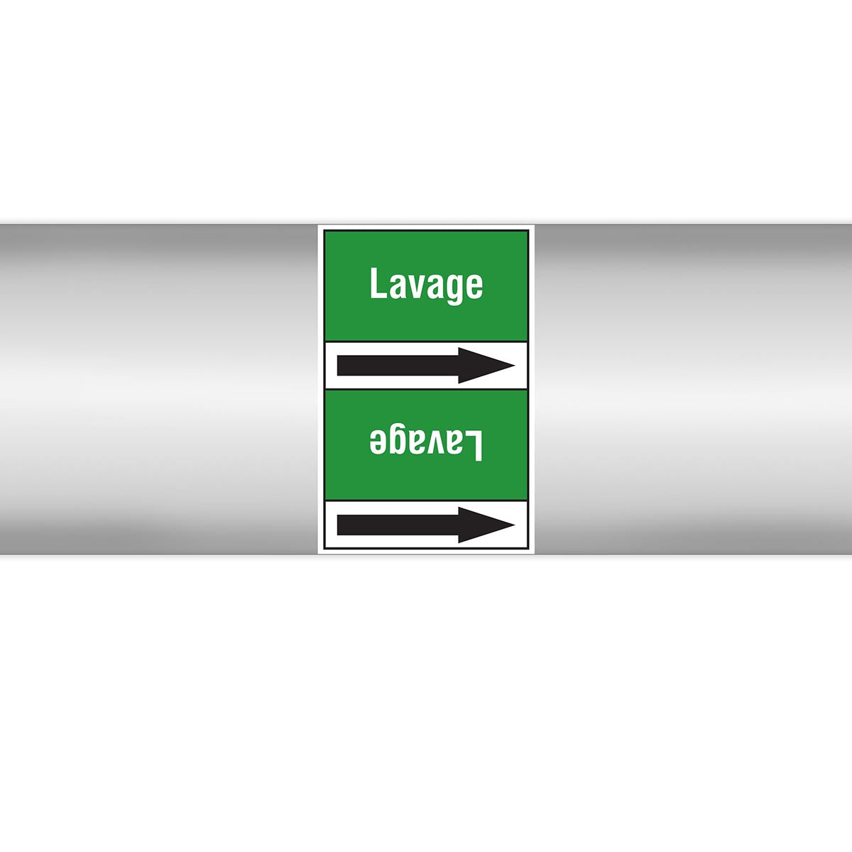 Marqueurs en rouleau continu, sans pictogramme - Lavage (produit francophone)