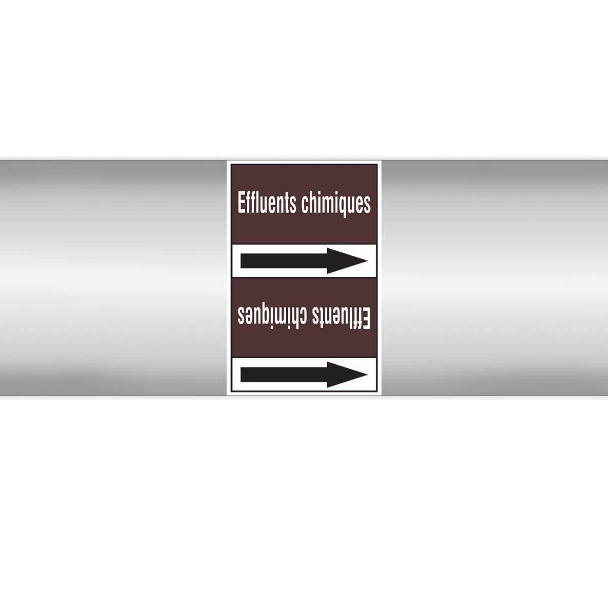 Marqueurs en rouleau continu, sans pictogramme - Effluents chimiques (produit francophone)