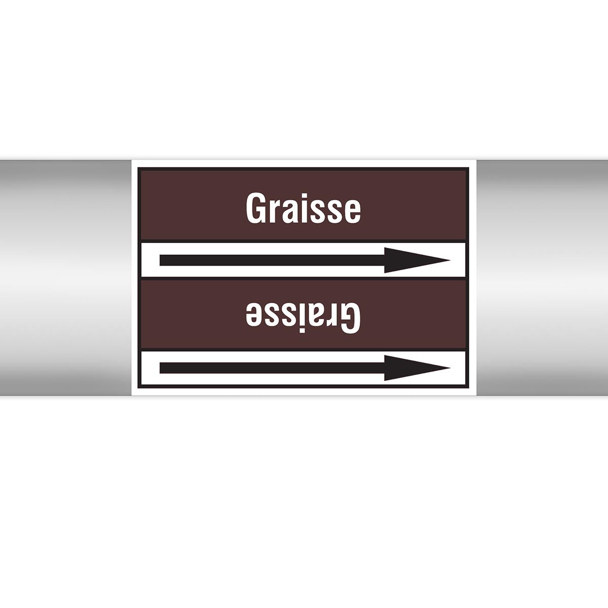 Marqueurs en rouleau continu, sans pictogramme - Graisse (produit francophone)