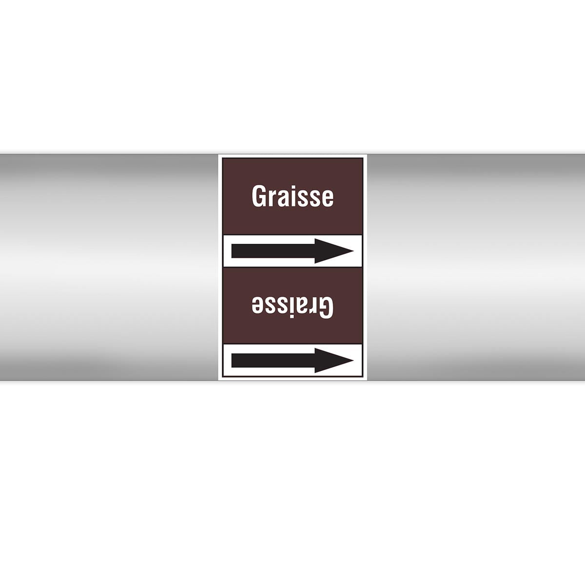 Marqueurs en rouleau continu, sans pictogramme - Graisse (produit francophone)