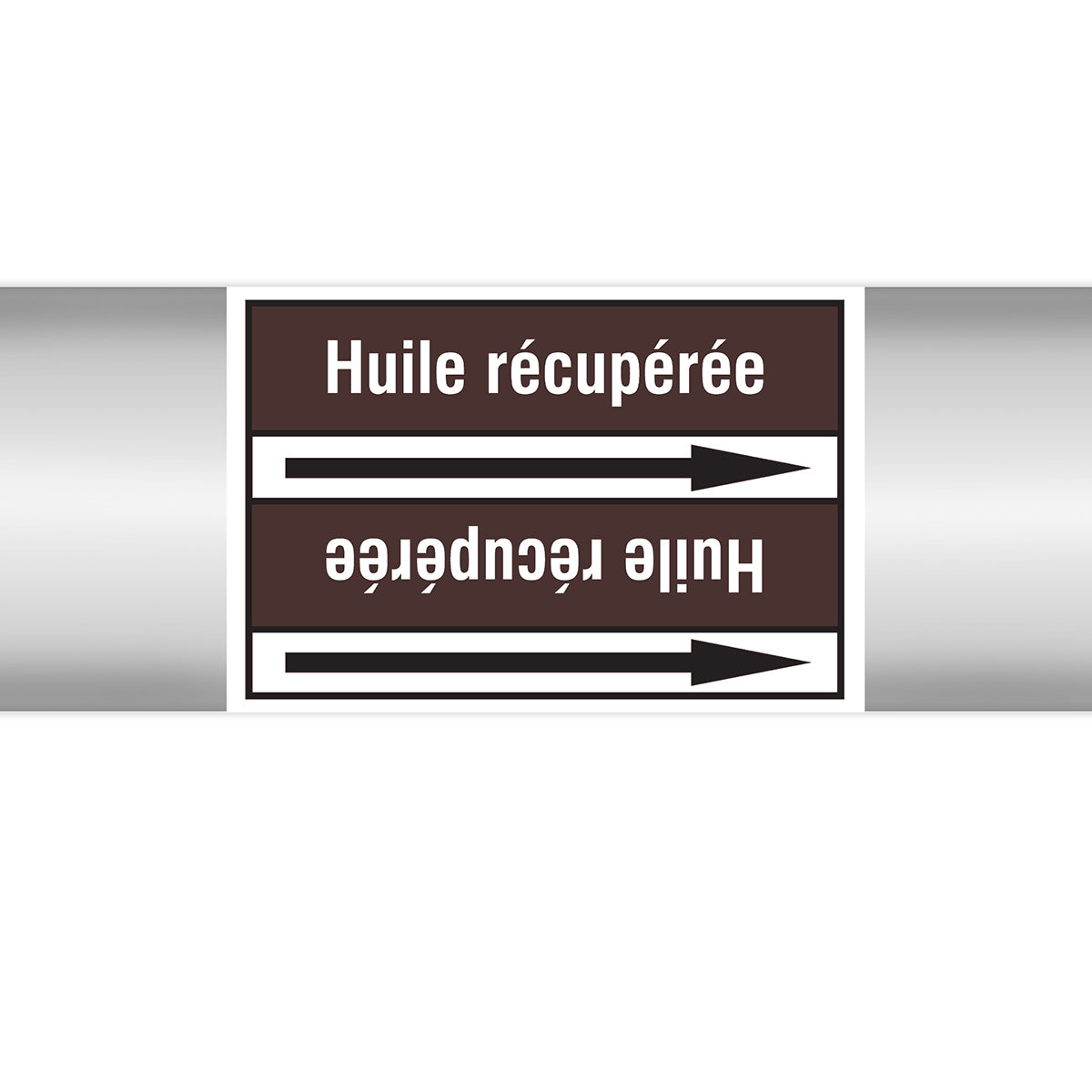 Marqueurs en rouleau continu, sans pictogramme - Huile récupérée (produit francophone)
