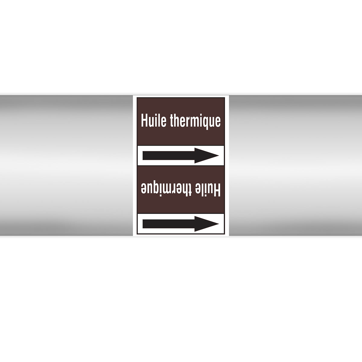 Marqueurs en rouleau continu, sans pictogramme - Huile thermique (produit francophone)
