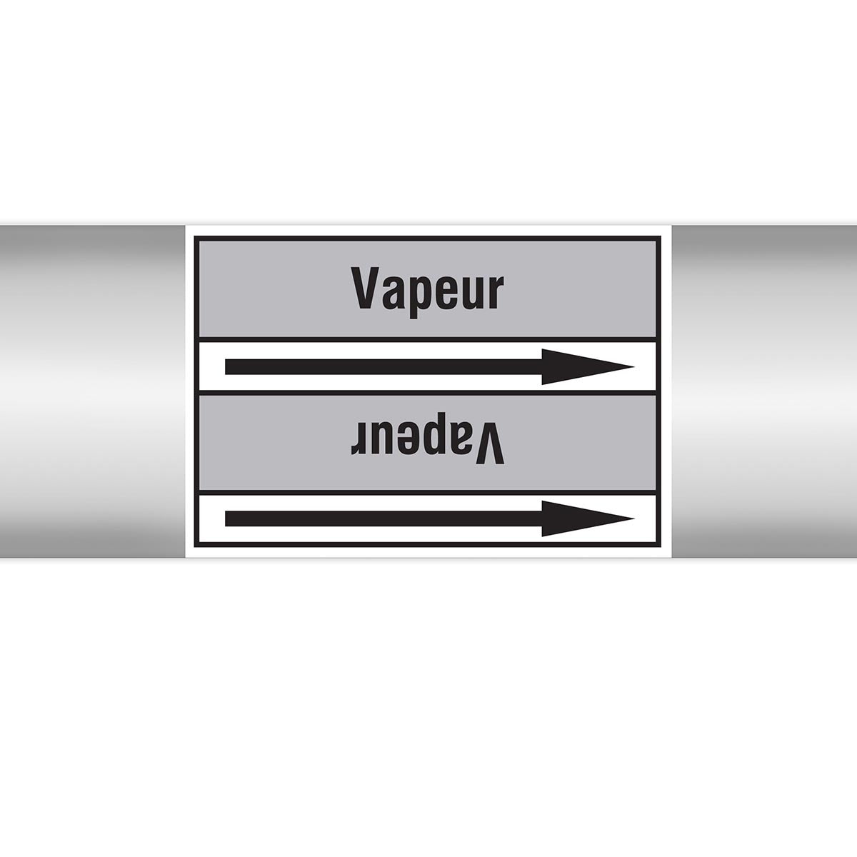 Marqueurs en rouleau continu, sans pictogramme - Vapeur (produit francophone)
