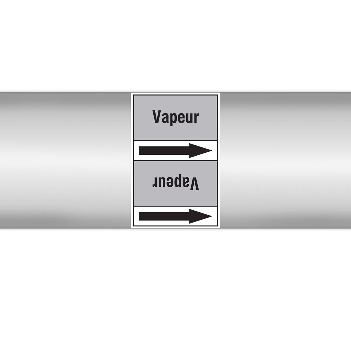 Marqueurs en rouleau continu, sans pictogramme - Vapeur (produit francophone)