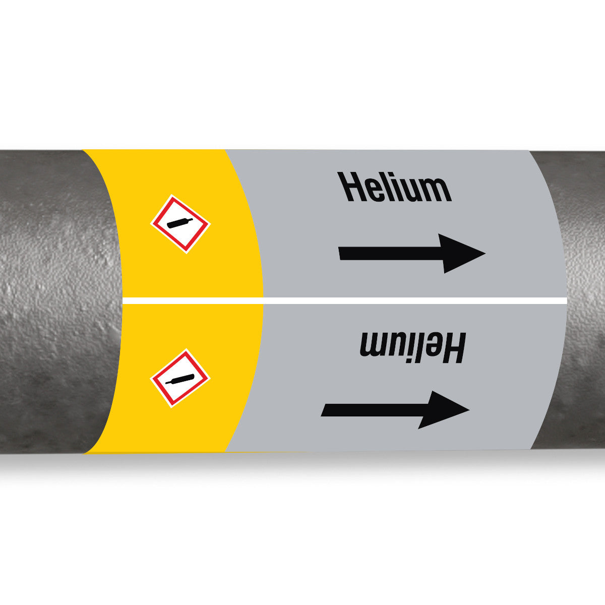 ISO 20560 Rohrmarkierer - Gas